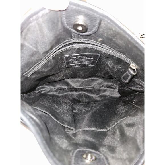 COACH F16533 Penelope Turnlock Black Pebbled Leather Crossbody EUC 11x10 - Picture 12 of 12